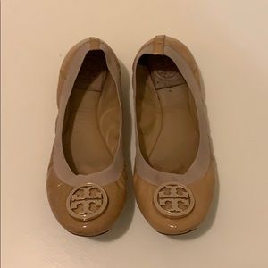 Tory Burch Nude Ballet Flats